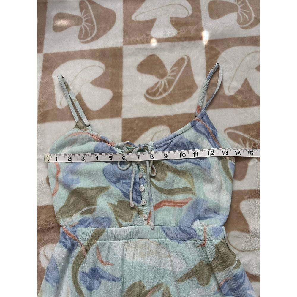 Abercrombie & Fitch Floral Midi Dress Button Front Casual Summer XXS Petite - Picture 8 of 11